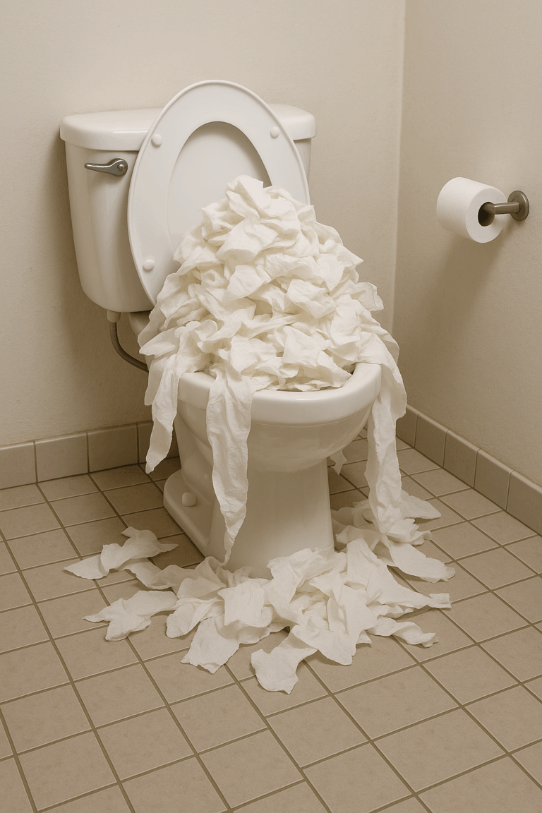 oorzaken verstopt toilet wc ontstoppen