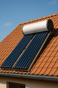 Remeha zonneboiler, zonneboiler installatie