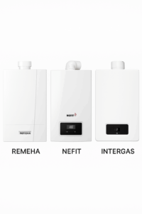 Vergelijking Remeha, Nefit en Intergas HR ketels