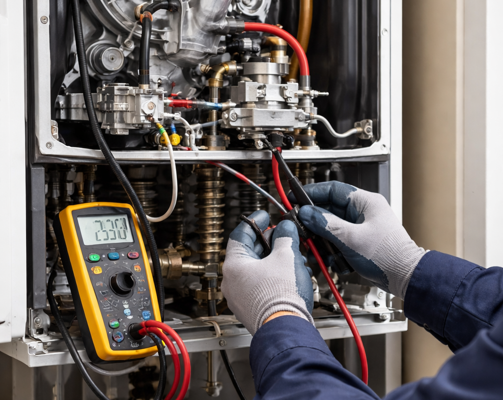 Onderhoud en controle van een cv-ketel voor veilige werking